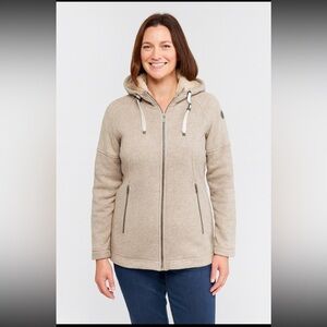 1 Madison Expedition Heritage Collection Jacket Women's Knit Full Zip Hooded